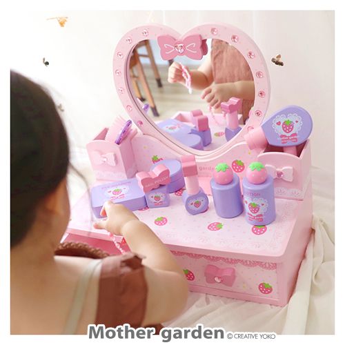 日本 Mother Garden - 草莓化妝台-粉紅