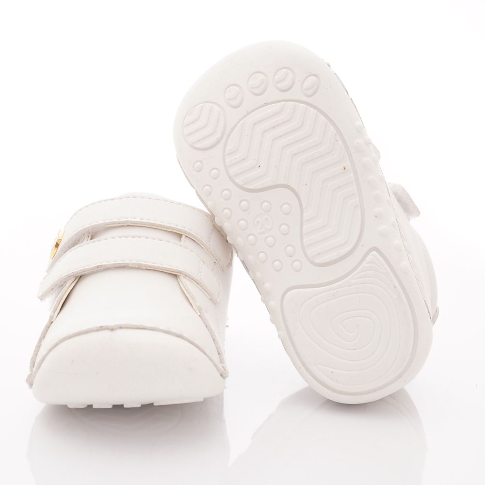 Arnold Palmer 雨傘牌 - 專櫃童鞋-皮質超輕學步鞋專櫃款(寶寶段)-白-台碼=尺寸cm