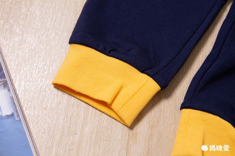 Minizone - 長袖家居服套裝(有側釦)-綠色檸檬