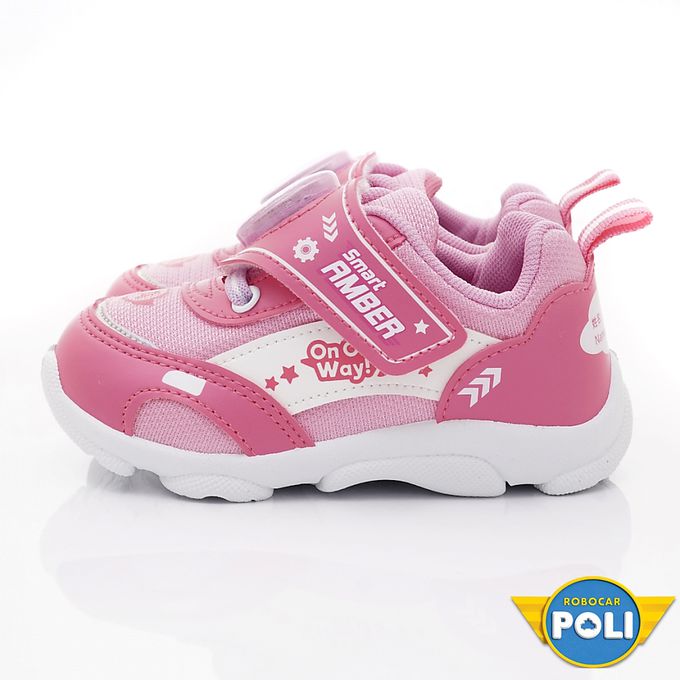 POLI電燈運動鞋-POKX34123粉(中小童)-運動鞋-粉