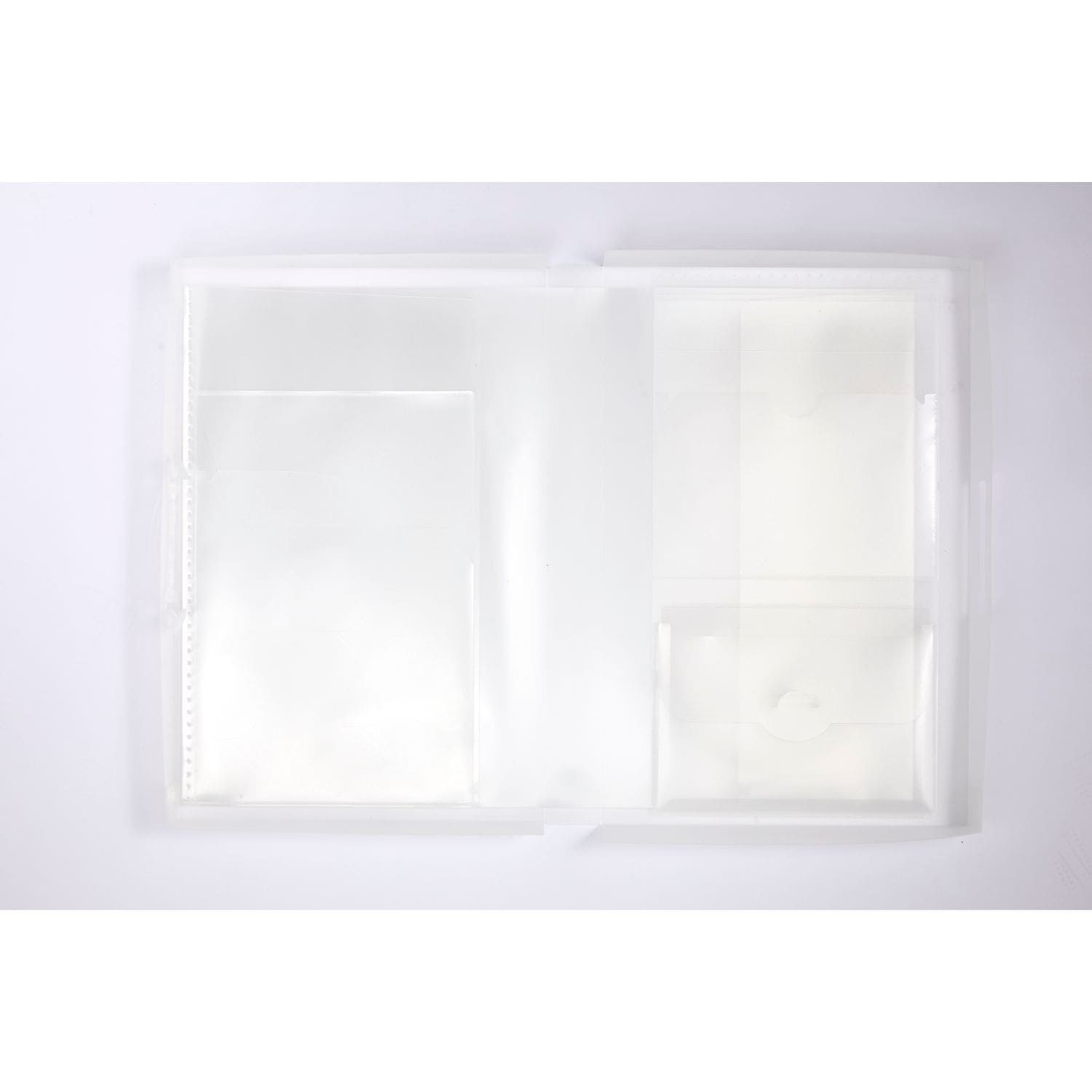 日本千趣會 - [熱銷更新版]美勞作品收納盒(附提把)-白 (45×29.5×4.5cm)