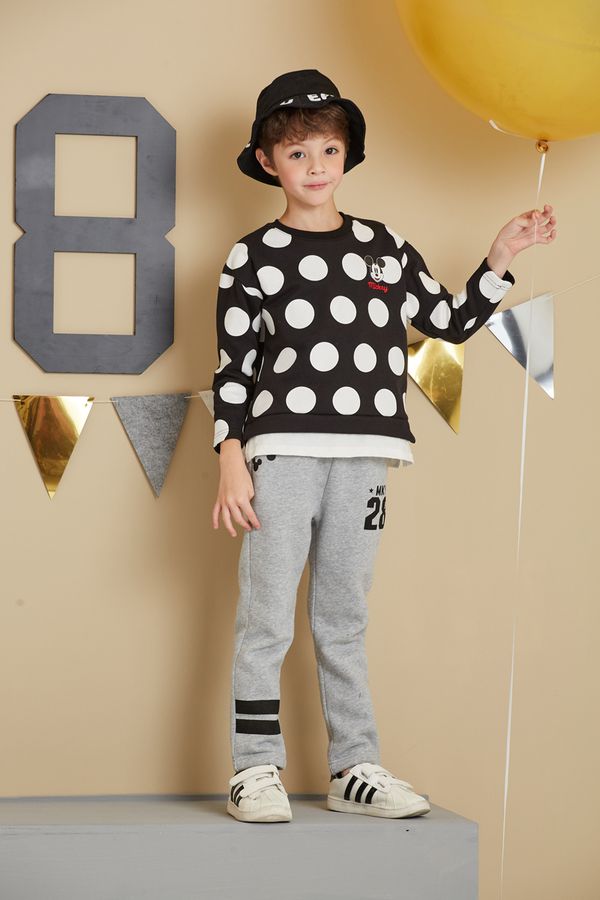 麗嬰房 Disney - 米奇系列隨性米奇刷-黑色