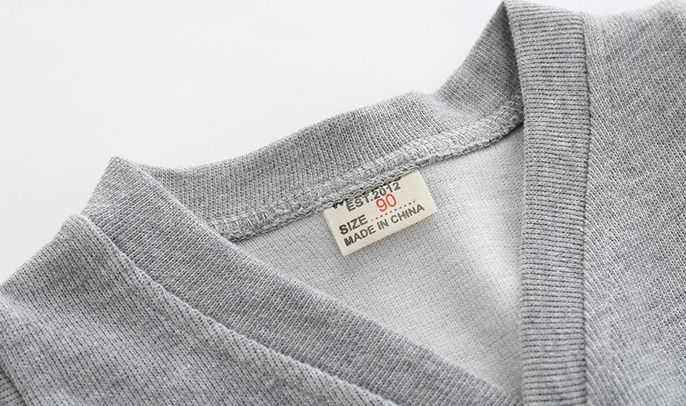 WELLKIDS - V領針織開衫背心-恐龍刺繡-藍色