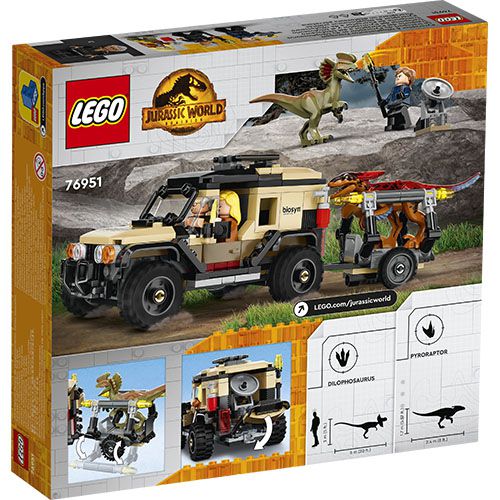 樂高 LEGO - 樂高積木 LEGO《 LT76951 》Jurassic World 侏儸紀世界系列 - Pyroraptor & Dilophosaurus Transport-254pcs