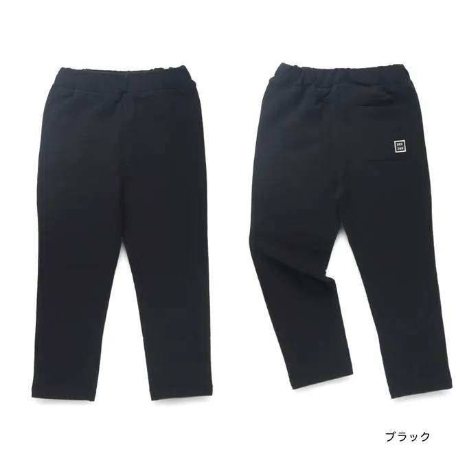 日本 BRANSHES - 定番超彈力百搭長褲-素面-黑