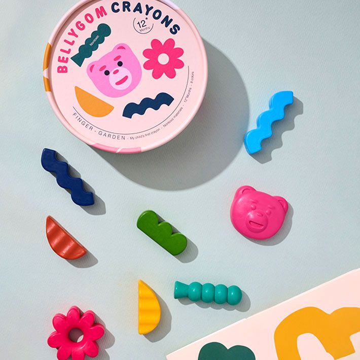 新奇美感體驗！正韓製 專利美型兒童蠟筆【Finger Garden】