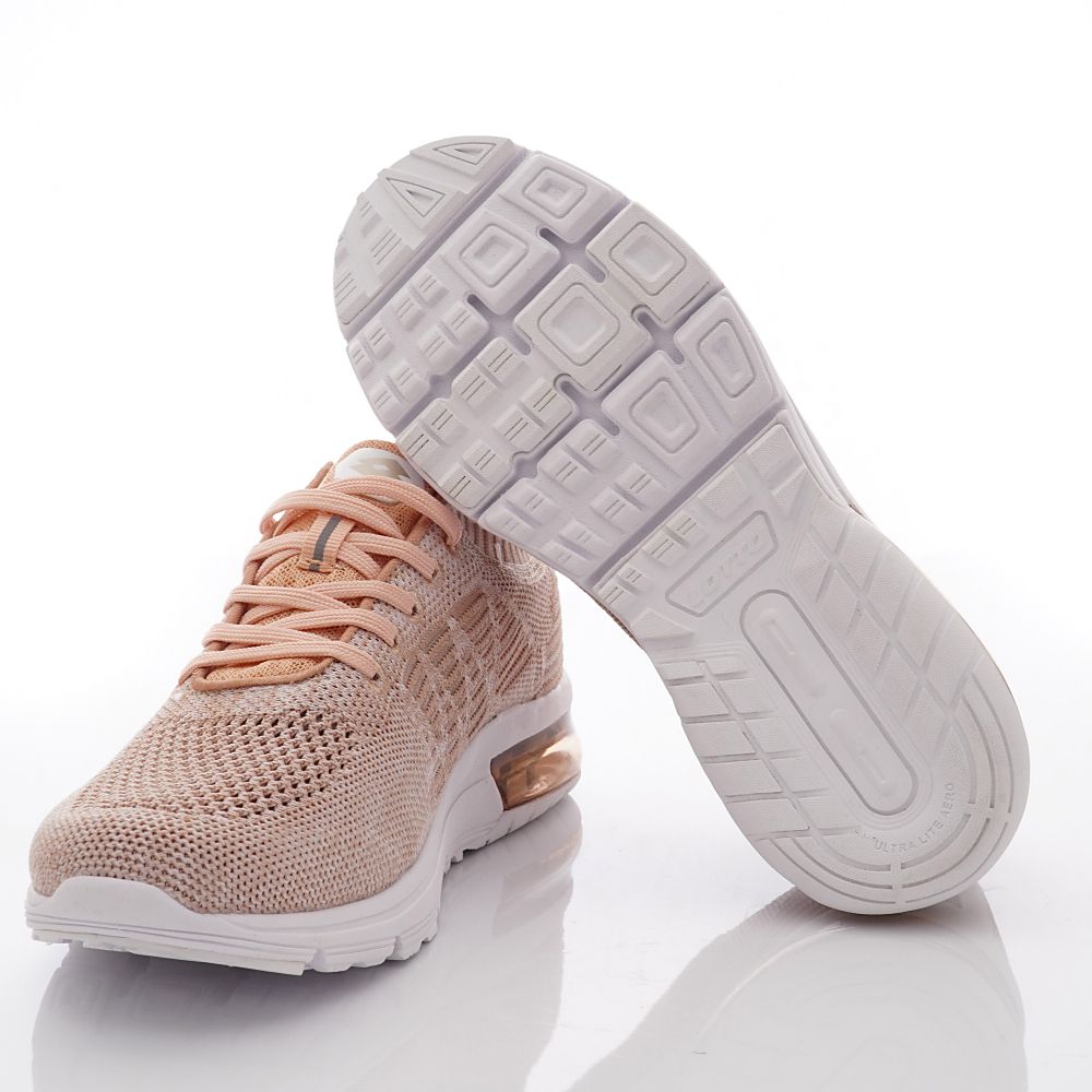 LOTTO樂得 - 輕量跑鞋城市暢跑鞋款0621系列(女段)-香檳金