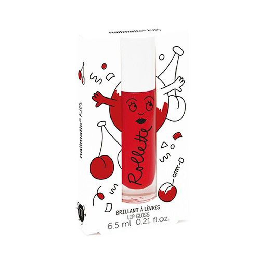 Nailmatic - Nailmatic Kids法國兒童專用天然杏仁油透亮唇彩-櫻桃-6.5ml