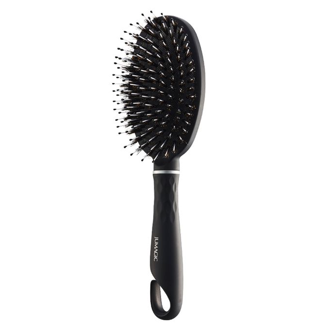 日本JUMAGIC - 混鬃氣墊橢圓梳(黑)