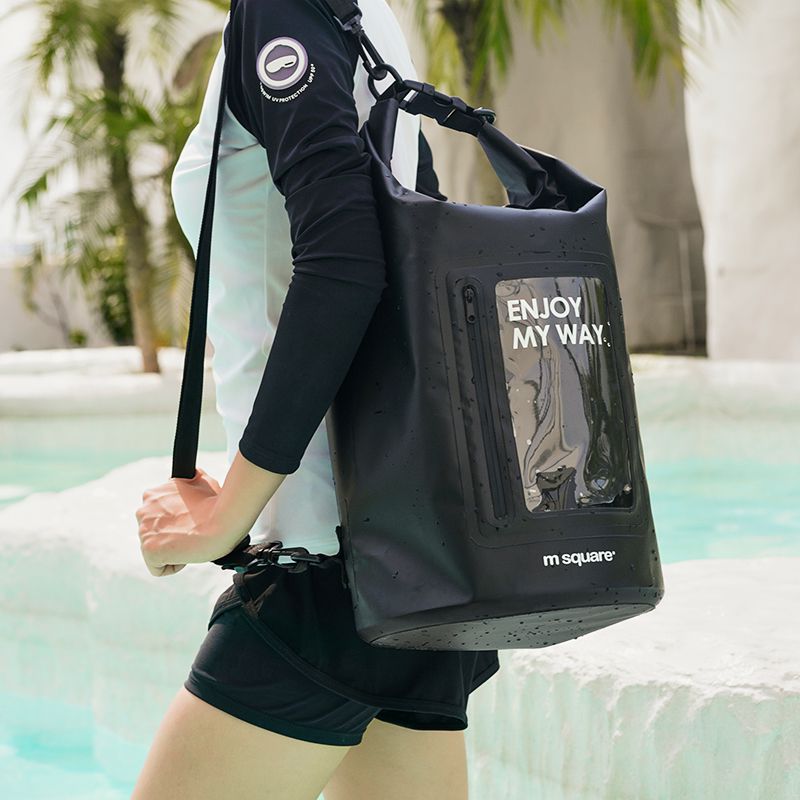 M Square - 戶外防水背包15L-橄欖綠