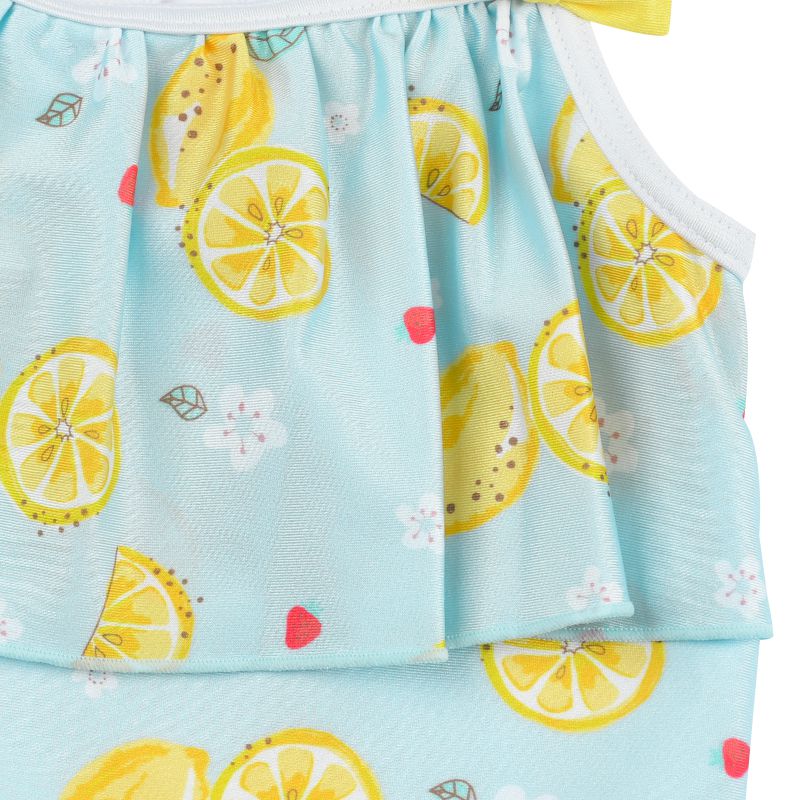 akachan honpo - 連身泳衣-檸檬-淺藍色