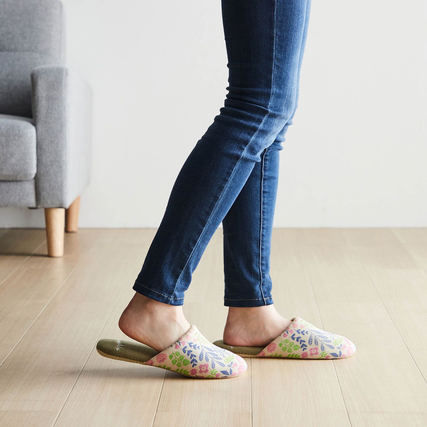 日本千趣會 - mini labo 質感室內拖鞋-週日在鄉村 (23-25cm)