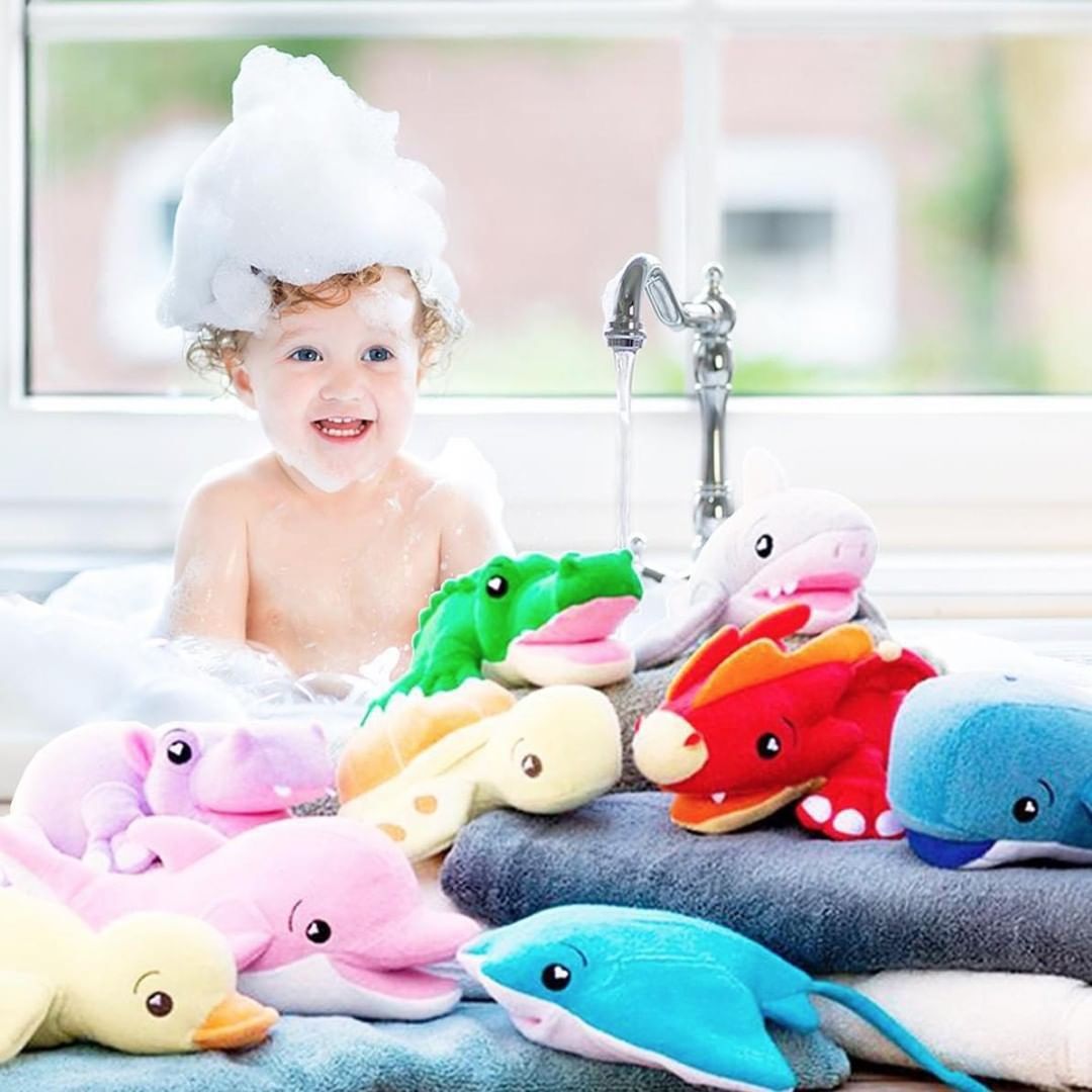 美國Soapsox - 造型沐浴小海綿-雙髻鯊