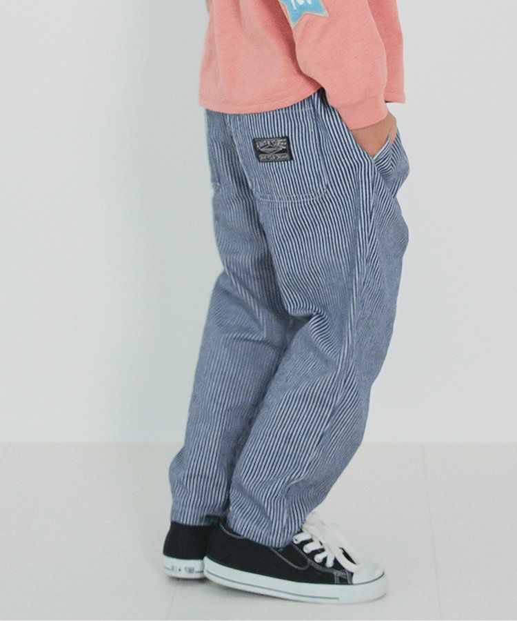 日本 BREEZE - 挺版廓形印花主廚褲-變形蟲-黑