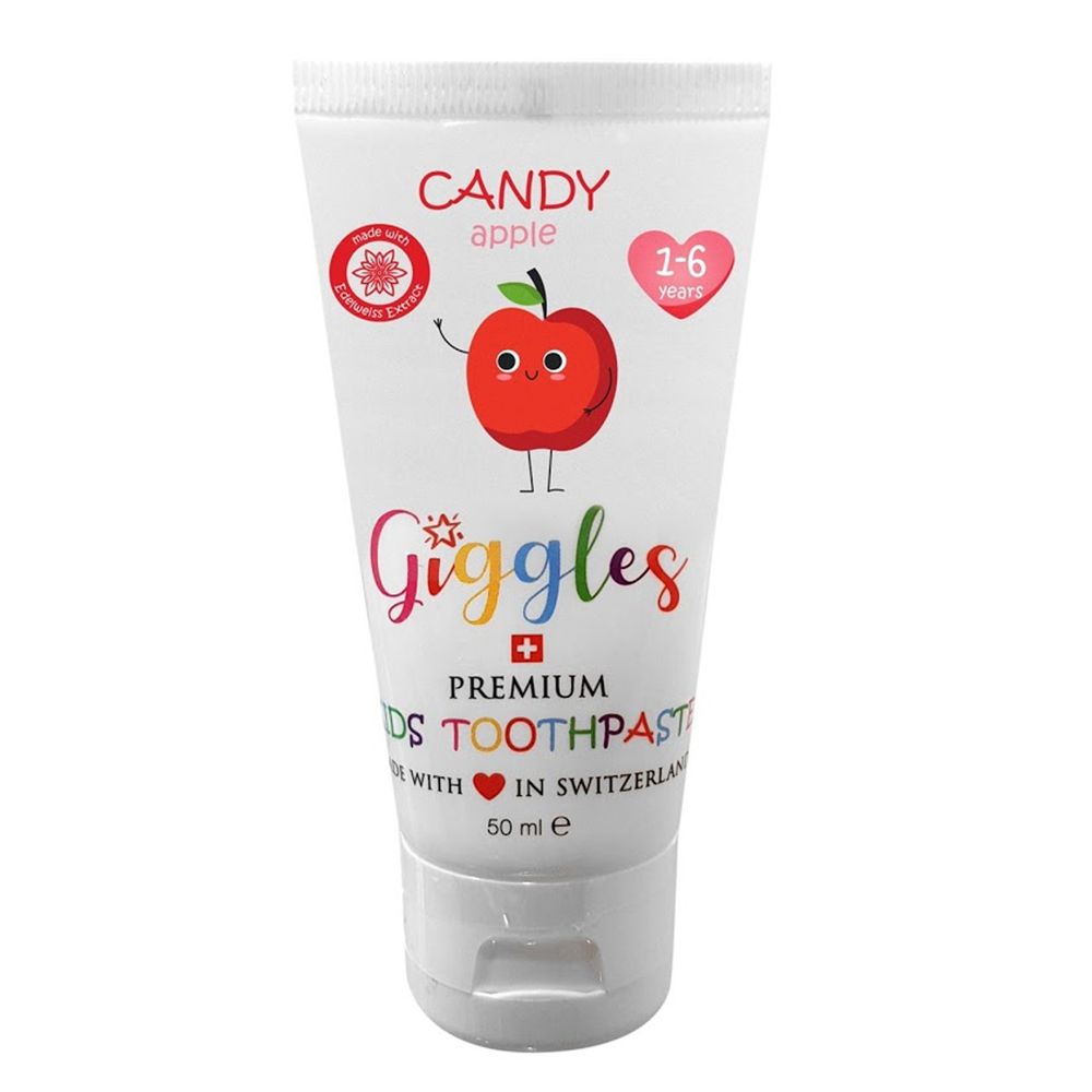 瑞士Giggles - 兒童牙膏（1-6歲）-蘋果-氟含量 500ppm