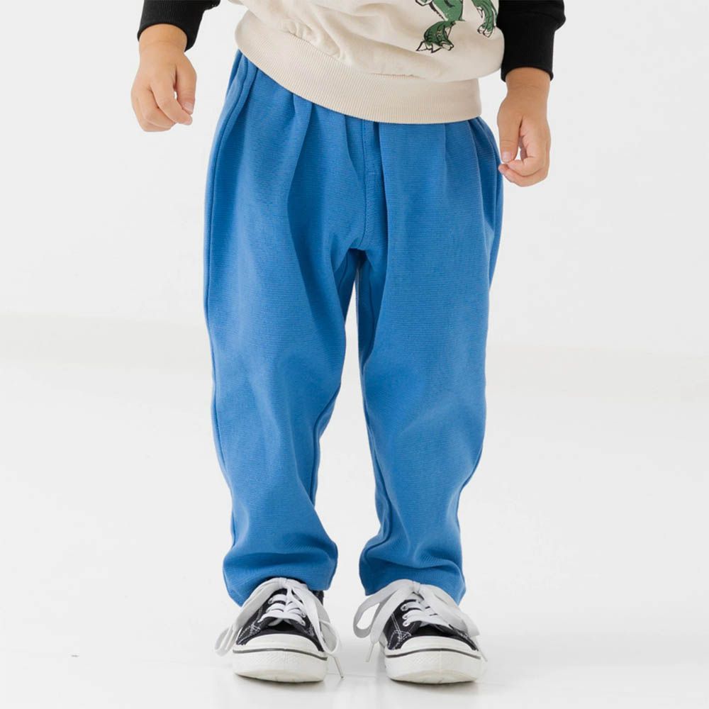 品牌熱銷 百搭彈力伸縮燈籠長褲-寶藍