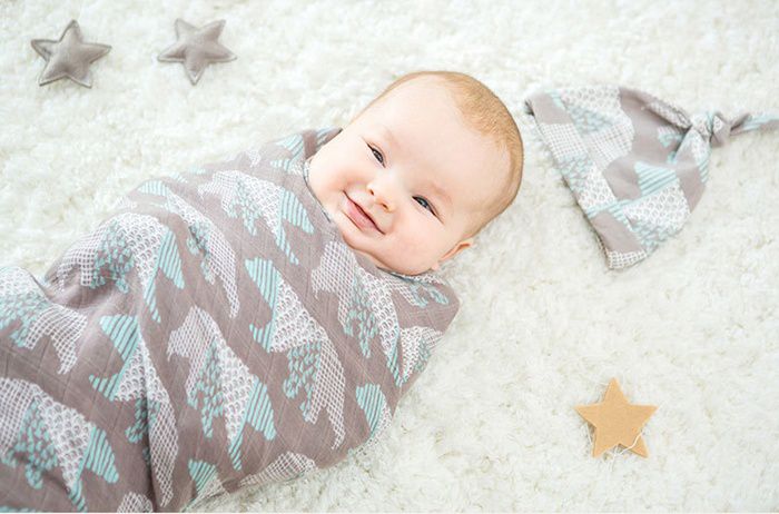 Muslin tree 吸汗背巾/包巾/防踢被睡袋 ♡ 夏天的好朋友