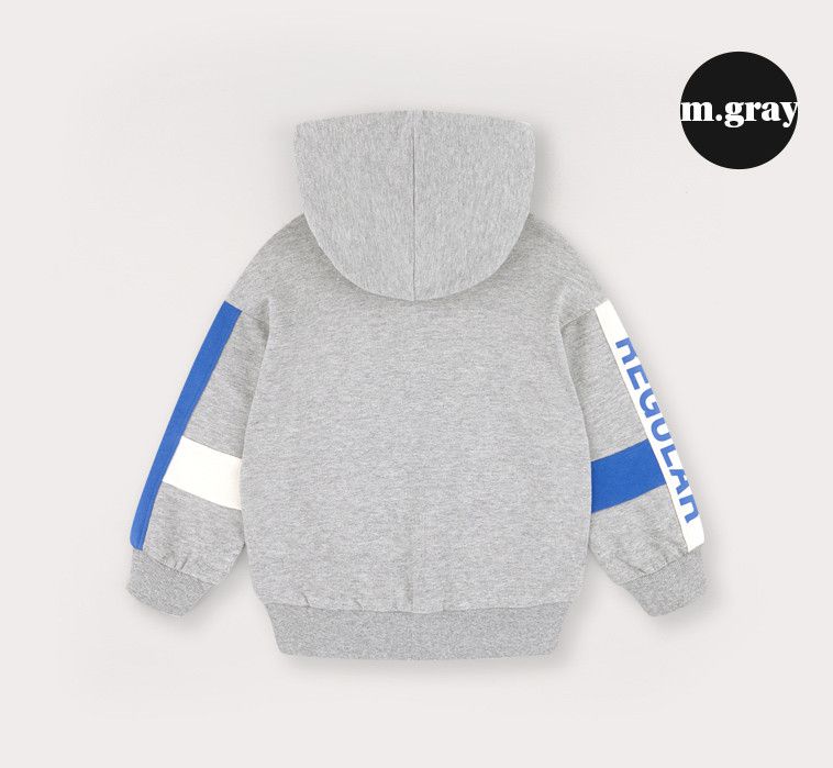 韓國 HEJMINI - 小白狗徽章連帽T