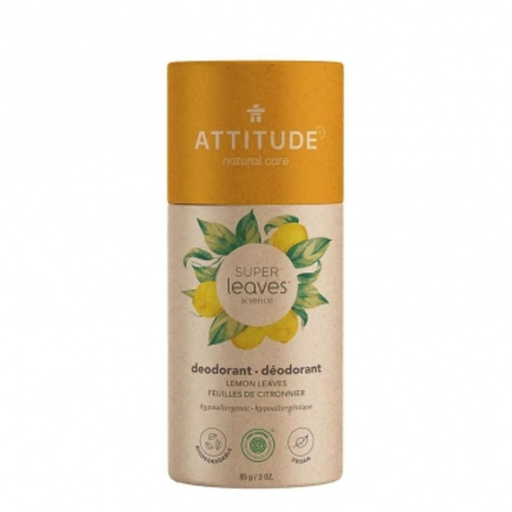 加拿大 ATTITUDE 艾特優 - Super Leaves 檸檬葉體味除臭劑-85g