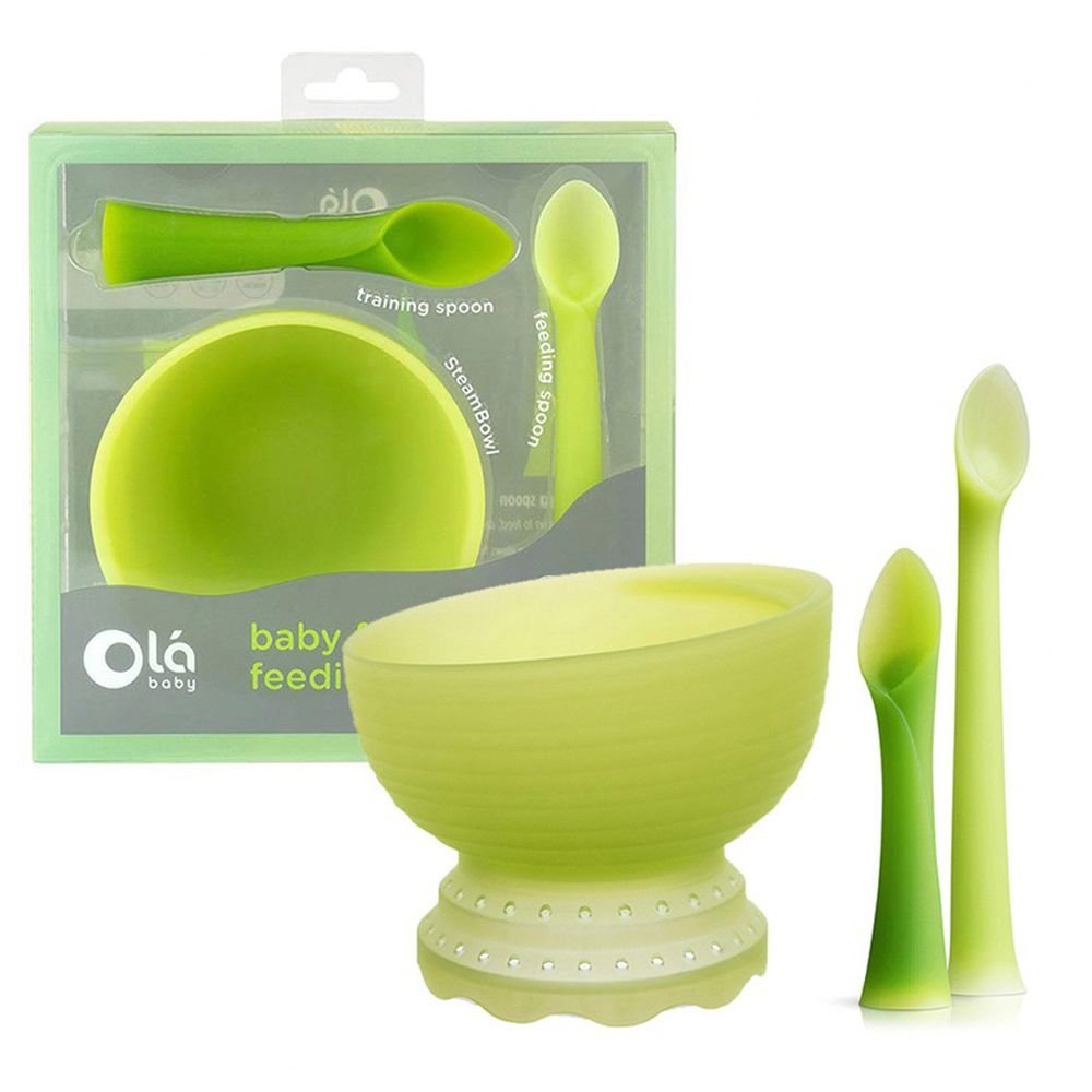 美國 Olababy - 小幼苗副食品餐具禮盒