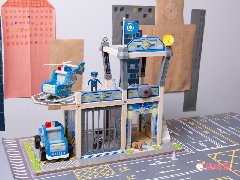 高達30種配件＆機關！【德國 Hape】木製軌道組