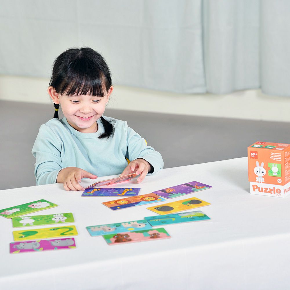 西班牙 APLI - 二分之一拼圖-對比關係