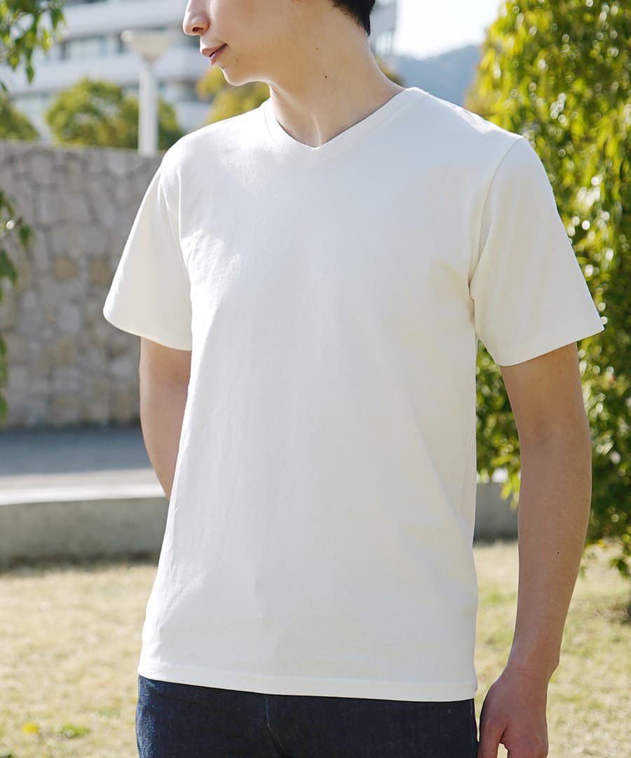 日本 zootie - 抗透汗 V領短袖上衣(爸爸)-摩卡