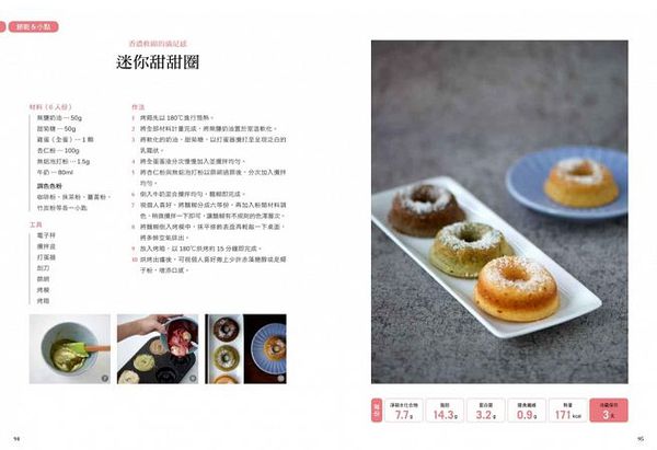 采實文化 - 低醣．生酮10分鐘甜點廚房：以杏仁粉、椰子粉取代麵粉，赤藻糖醇代替精緻砂糖，精心設計最簡易、即食的65道美味甜點