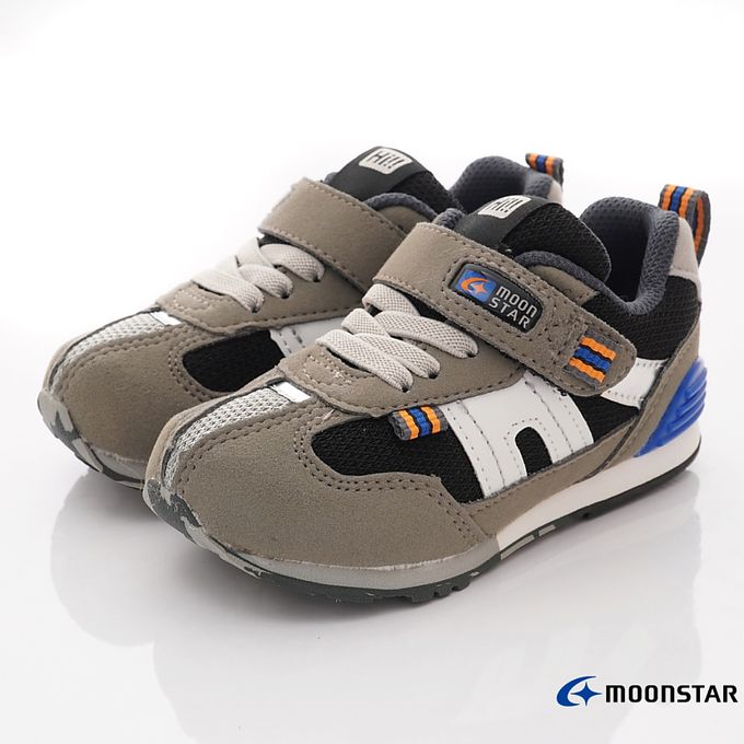 Moonstar日本月星 - HI系列十大機能運動款(中小童段)-運動鞋-灰黑