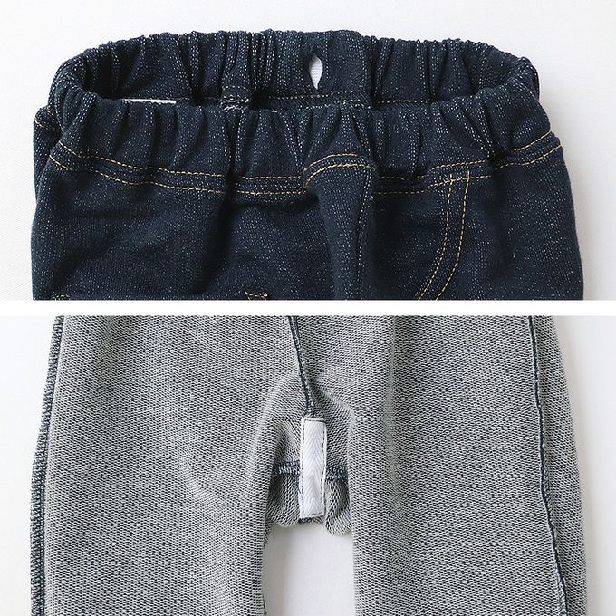 日本 ZOOLAND - 甜美荷葉花朵反摺七分褲-櫻桃刺繡-黑