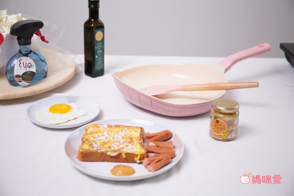 LIVING ART - 韓國人氣珍珠貝殼平煎鍋-28cm-人魚粉