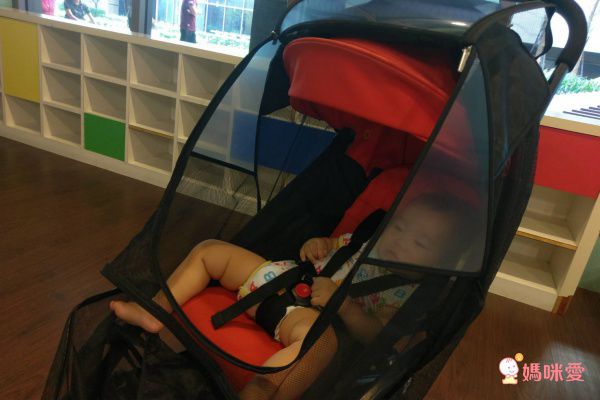 韓國 Manito - 推車雨罩/推車罩_透氣防蚊/防小雨/防微風/保暖_新款防蚊系列-黑色 (單一尺寸)