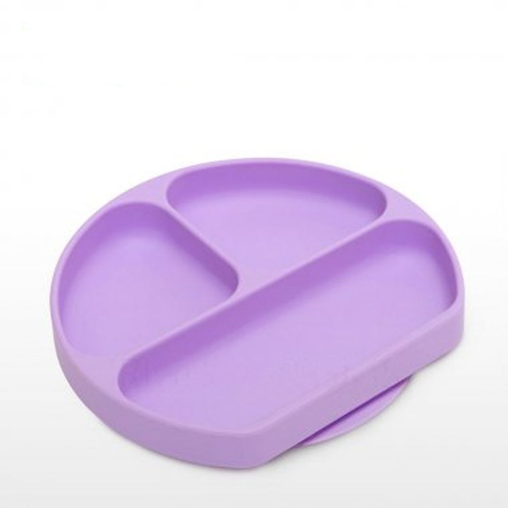 美國 Bumkins - 矽膠餐盤-薰衣草紫