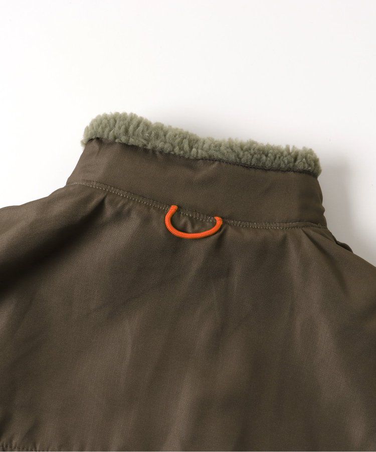 日本 BREEZE - 異材質雙面穿帥氣感外套-黑