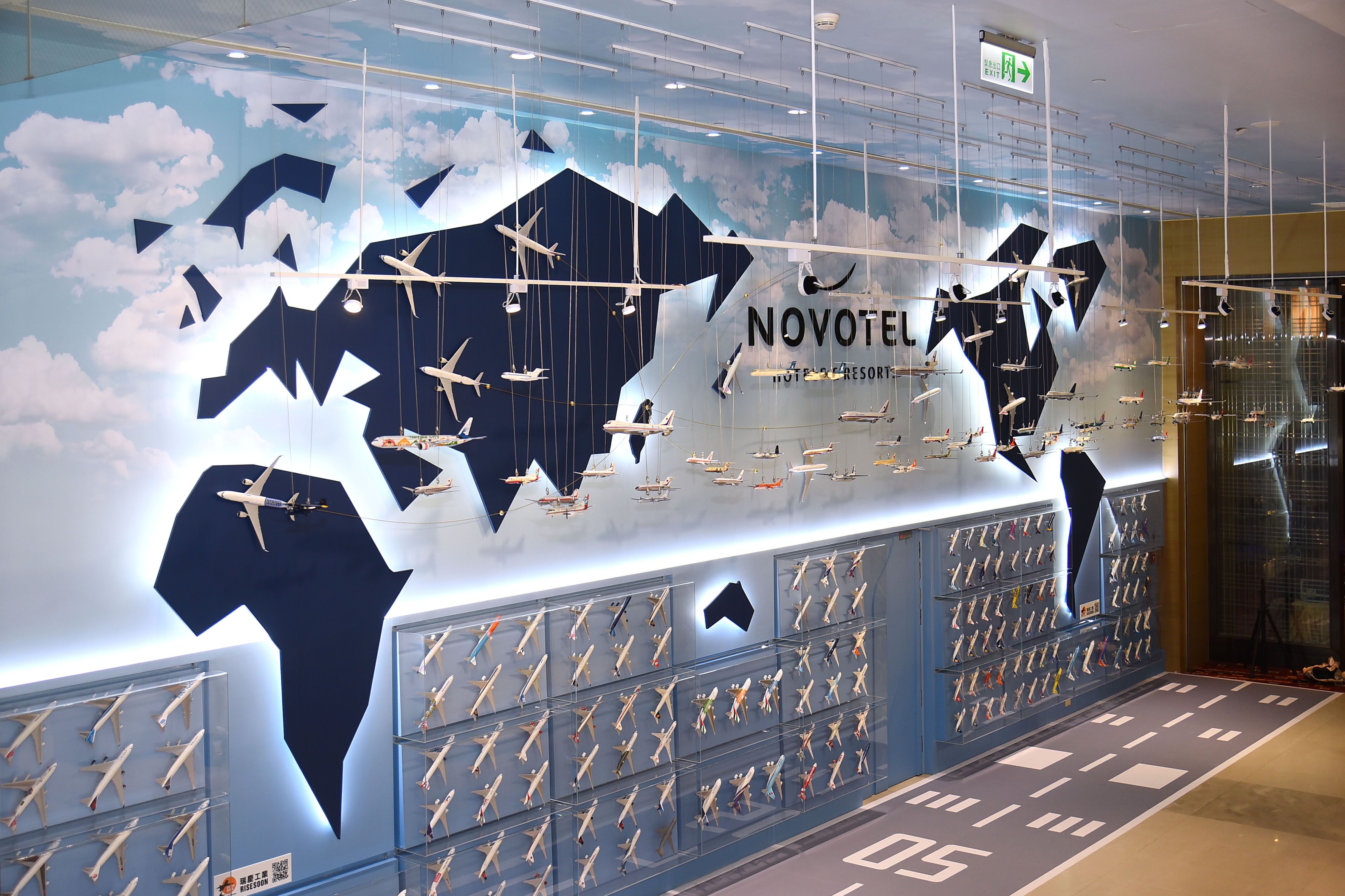 飛機控必追✈【台北諾富特華航桃園機場】二大一小一幼