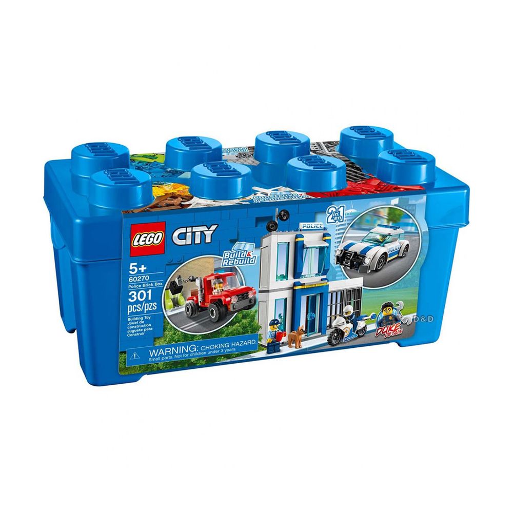 樂高 LEGO - 樂高 CITY 城市警察系列 - 警察顆粒盒 60270-301pcs