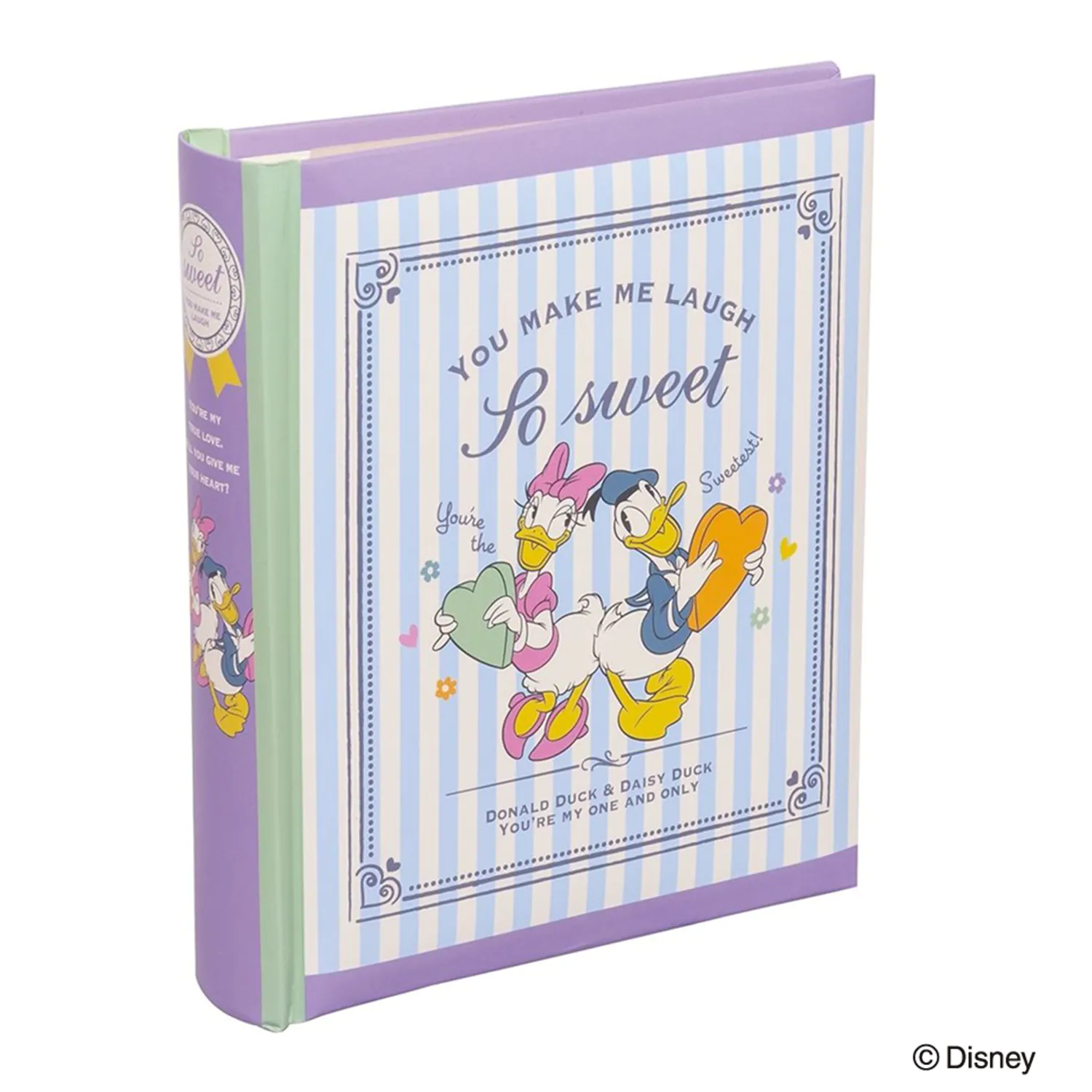 日本千趣會 - 迪士尼 160枚相片收納本/相冊-小熊維尼-條紋黃 (3x5相片)