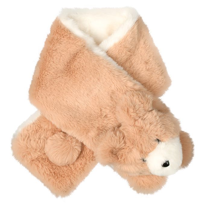 akachan honpo - 圍巾-動物-淺卡其色