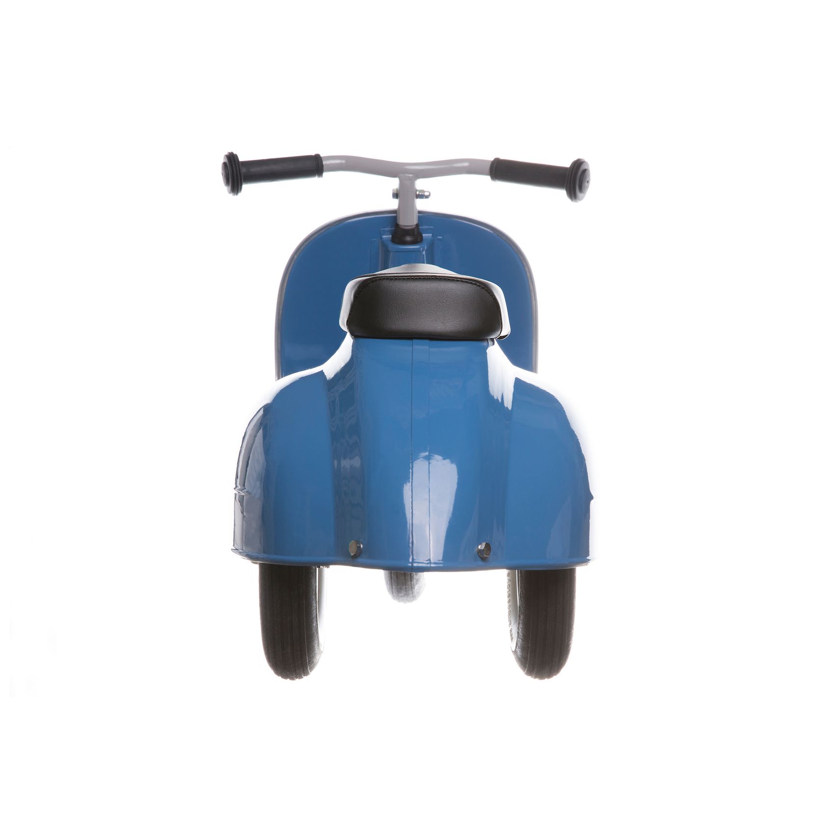 義大利Vespa - 【超值兩台組】Vespa電動玩具車-白+Ambosstoys PRIMO經典偉士牌復古造型滑步車-海星藍