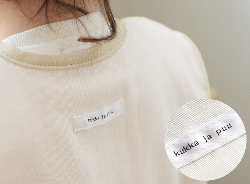 日本 kukka ja puu - 日本製 三重紗防踢被/背心-小樹刺繡-鐵灰x灰邊