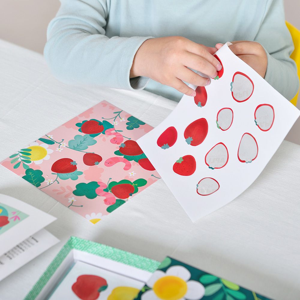 西班牙 APLI - 數數花園貼紙畫