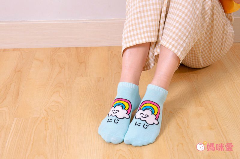 日本 OKUTANI - 童趣日文插畫短襪-蜜柑-黃 (23-25cm)