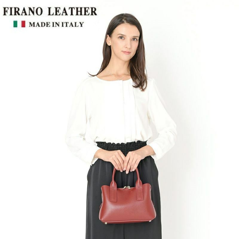 日本 FIRANO - STORY雜誌掲載 x 義大利製小牛皮系列 鱷魚紋側背兩用迷你手提包-GY