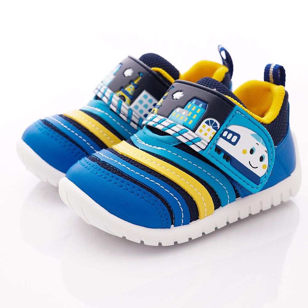 新幹線 - 輕量跳色休閒鞋款(中小童段)-藍