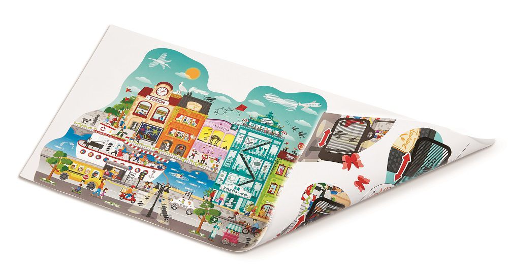 德國 Hape - 動畫城市透視拼圖