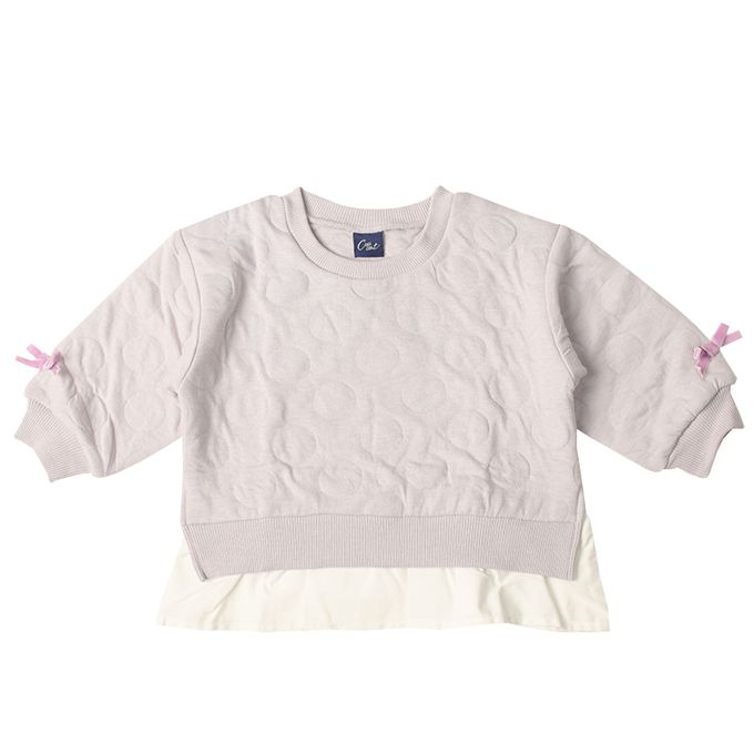 akachan honpo - 鋪棉休閒上衣-紫色