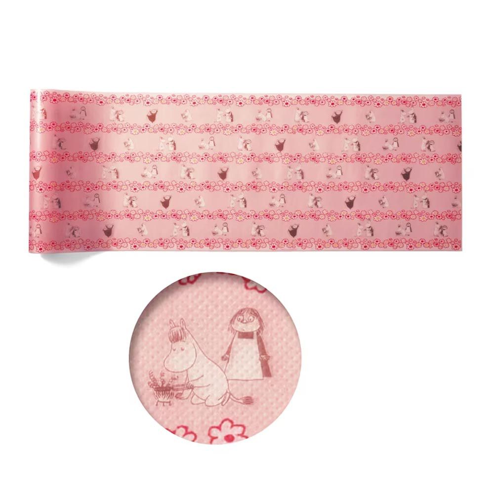 日本千趣會 - [消臭加工] 日本製餐廚櫃專用除濕防潮墊-可兒-粉紅 (30×180cm)