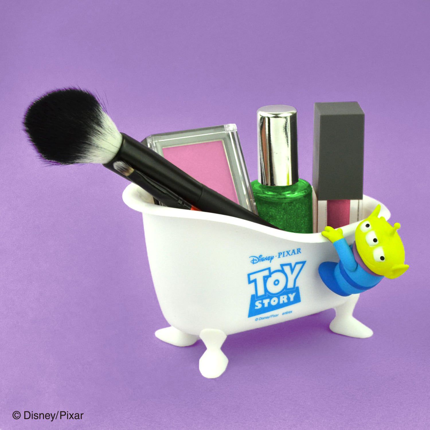 日本千趣會 - 迪士尼 澡盆造型小物收納盒-米奇 (12×8.3×8cm)