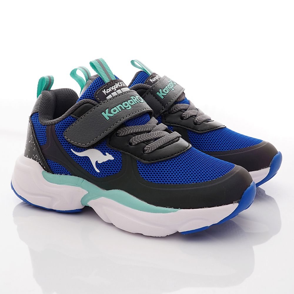 KangaROOS - 美國袋鼠 -兒童輕量老爹鞋款童鞋(中大童段)-運動鞋-藍