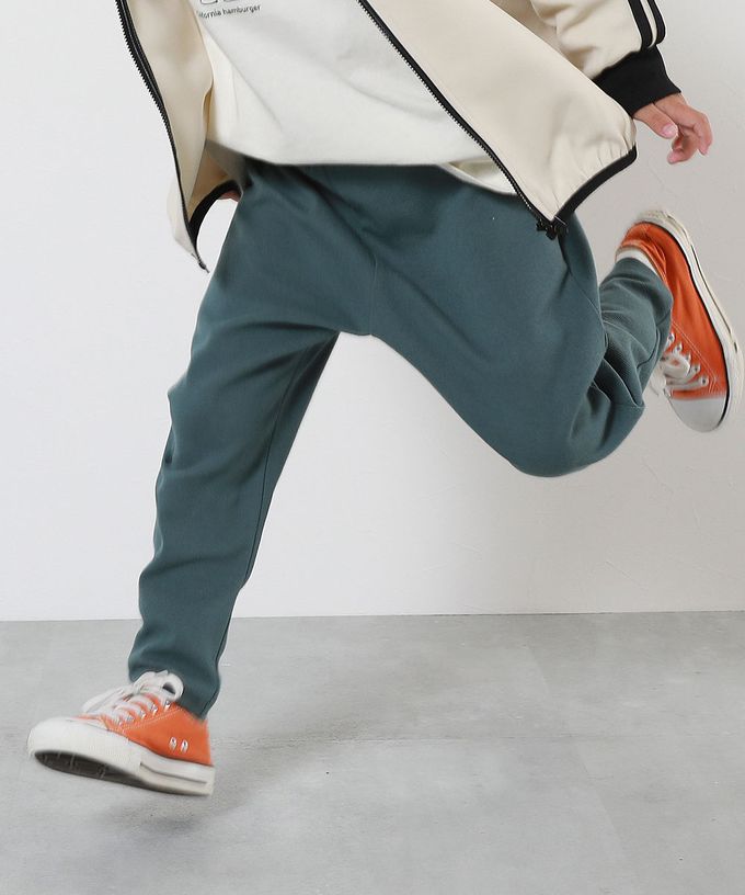 日本 devirock - 熱銷定番 超彈力寬鬆廓型長褲-淺灰藍